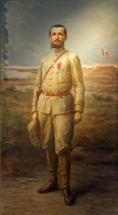 Il comandante Marchand a Fachoda, nel 1898 da Paul Dominique Philippoteaux